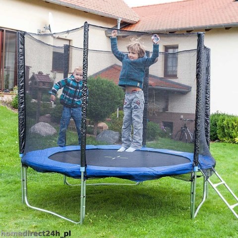 TRAMPOLINA 250 cm + DRABINKA + SIATKA + OSŁONA TRAMPOLINA 250 cm + DRABINKA + SIATKA + OSŁONA