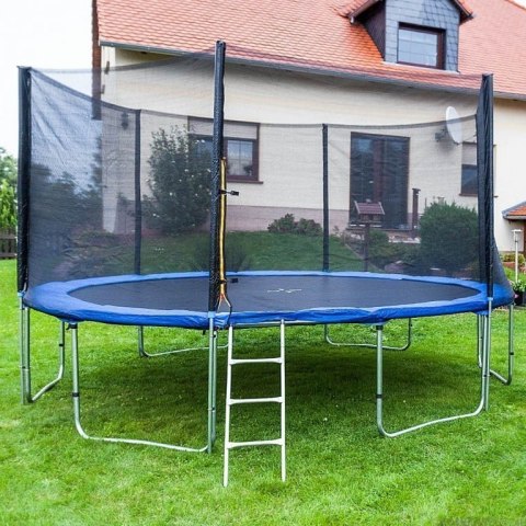 TRAMPOLINA 400 cm + DRABINKA + SIATKA + OSŁONA TRAMPOLINA 400 cm + DRABINKA + SIATKA + OSŁONA