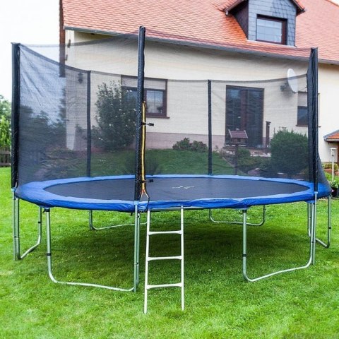 TRAMPOLINA 430 cm + DRABINKA + SIATKA + OSŁONA TRAMPOLINA 430 cm + DRABINKA + SIATKA + OSŁONA