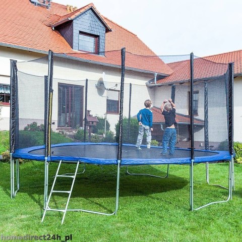TRAMPOLINA 490 cm + DRABINKA + SIATKA + OSŁONA TRAMPOLINA 490 cm + DRABINKA + SIATKA + OSŁONA