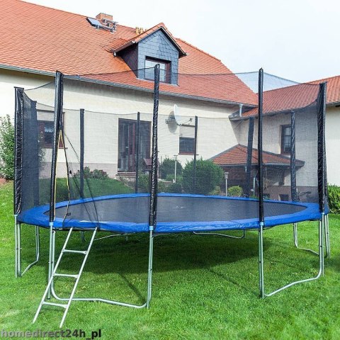 TRAMPOLINA 490 cm + DRABINKA + SIATKA + OSŁONA TRAMPOLINA 490 cm + DRABINKA + SIATKA + OSŁONA