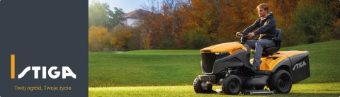 Traktor ogrodowy STIGA Estate 792W | Mocny silnik, Duży Kosz 300 L
