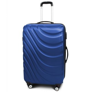 Walizka podróżna ABS WAVE rozmiar XL Niebieski