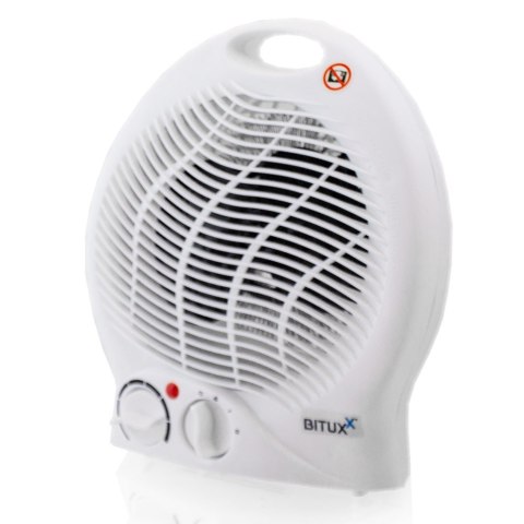 Wentylator grzewczy Bituxx 2000W z termostatem i ochroną przed upadkiem Wentylator grzewczy Bituxx 2000W z termostatem i ochroną przed upadkiem