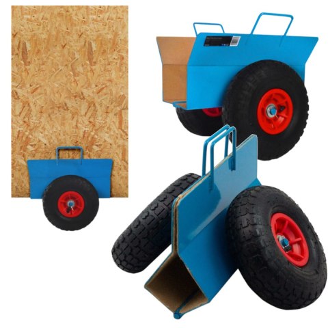 W贸zek Transportowy z Regulacj膮 do P艂yt OSB GK MDF 275 kg Ko艂a 26 cm W贸zek Transportowy z Regulacj膮 do P艂yt OSB GK MDF 275 kg Ko艂a 26 cm