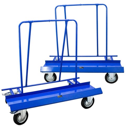 Wózek transportowy 500 kg do płyt budowlanych i drzwi z dużymi kołami Wózek transportowy 500 kg do płyt budowlanych i drzwi z dużymi kołami