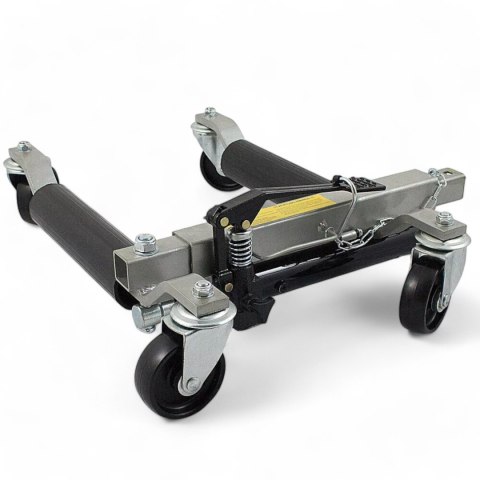Wózki manewrowe pod koła z podnośnikiem hydraulicznym 4 szt. 680 kg Stalowe Wózki manewrowe pod koła z podnośnikiem hydraulicznym 4 szt. 680 kg Stalowe
