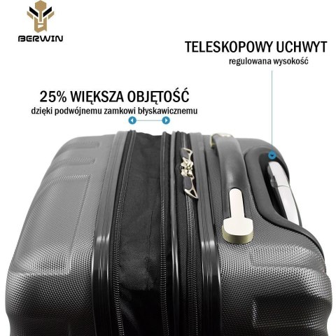 ZESTAW WALIZEK M L XL RÓŻOWE WALIZKI ZESTAW WALIZEK M L XL RÓŻOWE WALIZKI