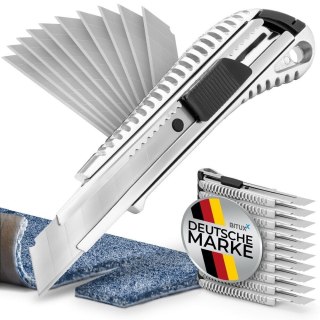 Zestaw 10 sztuk nożyków aluminiowych do cięcia + 30 sztuk wymiennych ostrz