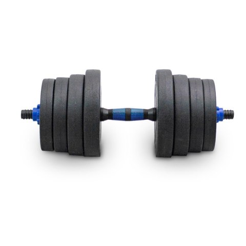 Zestaw hantli ciężarków 2w1 30kg ze sztangą Zestaw hantli ciężarków 2w1 30kg ze sztangą