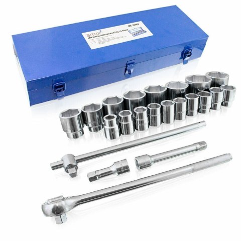 Zestaw kluczy nasadowych 19-60mm z grzechotk膮 23 elementy Zestaw kluczy nasadowych 19-60mm z grzechotk膮 23 elementy
