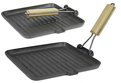 ŻELIWNA PATELNIA GRILLOWA KINGHOFF KH-1107 24cm ŻELIWNA PATELNIA GRILLOWA KINGHOFF KH-1107 24cm