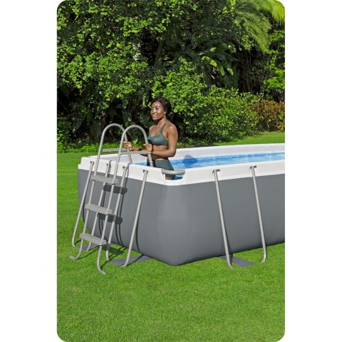 Basen ogrodowy stelażowy 404 x 201 x 100 cm 18w1 56442 Bestway