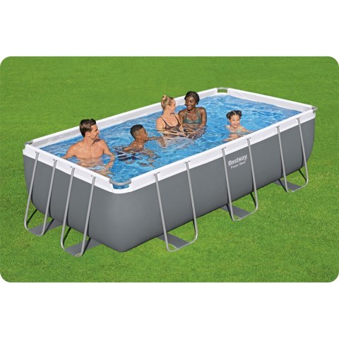 Basen ogrodowy stelażowy 404 x 201 x 100 cm 18w1 56442 Bestway