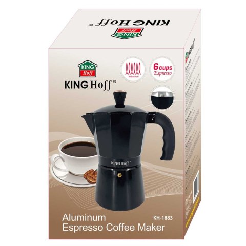 KAWIARKA ZAPARZACZ DO KAWY 300ml KINGHOFF KH-1883 INDUKCJA