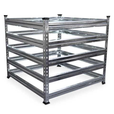 Kompostownik 90x90x93cm stal ocynkowana dużej pojemności Kompostownik 90x90x93cm stal ocynkowana dużej pojemności