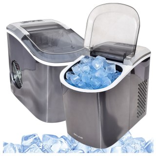 Kostkarka do lodu 2,2L 10-15kg/24h szara przenośna 2 rozmiary kostek