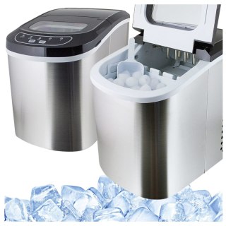 Kostkarka do lodu INOX 2,2L 12kg/24h kompaktowa 2 rozmiary kostek