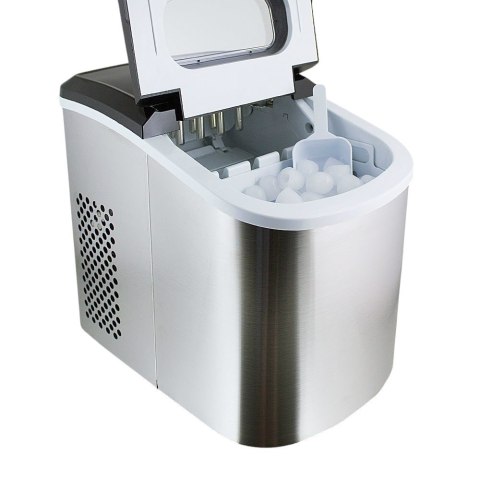 Kostkarka do lodu INOX 2,2L 12kg/24h kompaktowa 2 rozmiary kostek